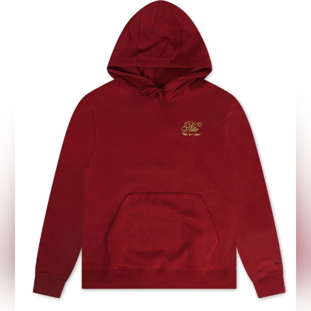 Nike Sportswear Club Pullover Hoodie 'Team Red' Size Medium